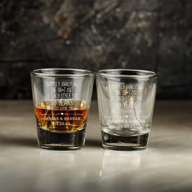 2oz Custom Engraved Polar Camel Shot Glasses
